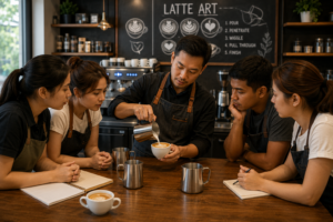 latte art training