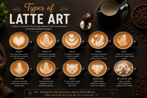 Types of Latte Art: Popular Patterns & How to Make Them