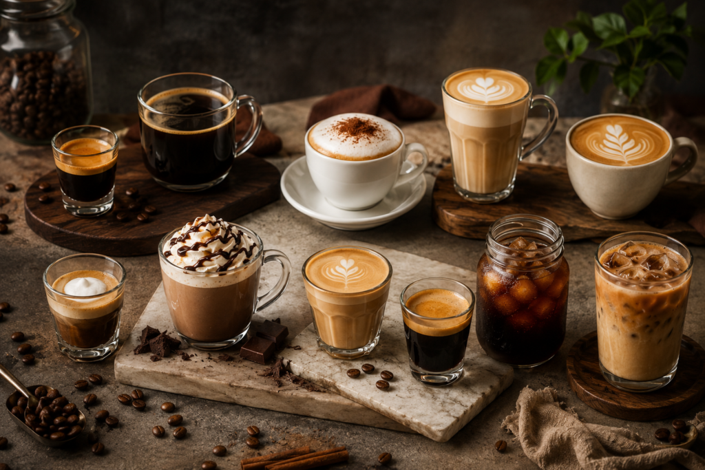 Types of Coffee Drinks Every Beginner Should Know